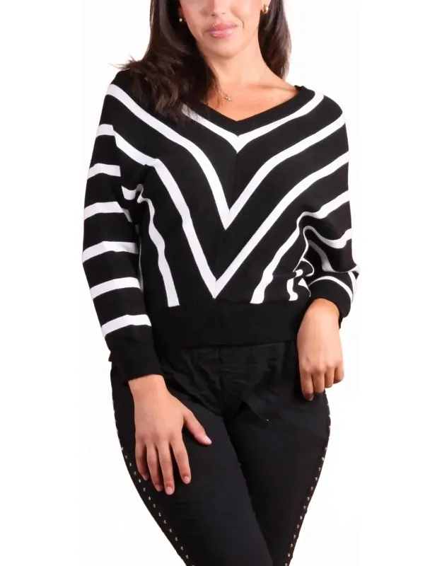 Chevron Batwing Sweater