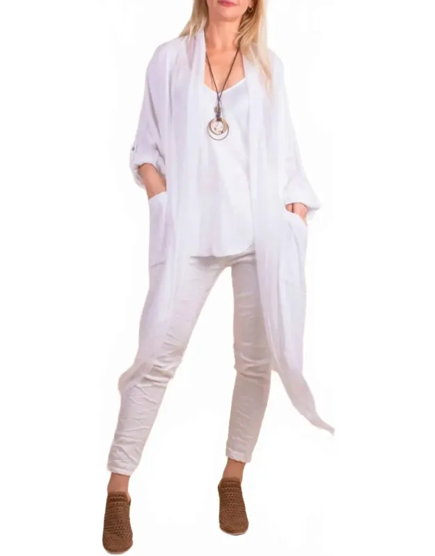 Prato Open Front Cardigan