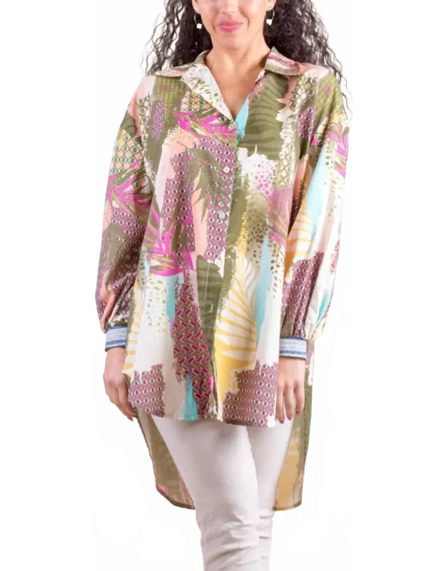 Serra Long Sleeve Button Down Shirt