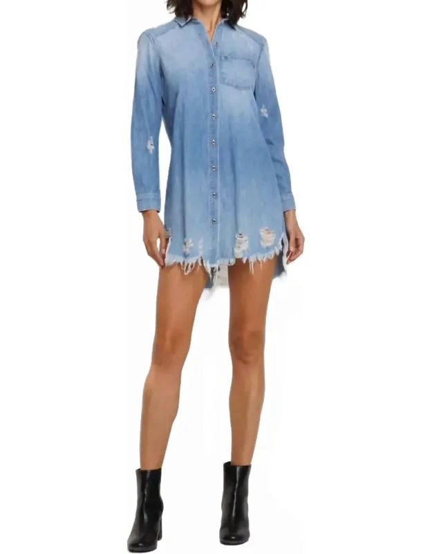 Denim Shirt Dress