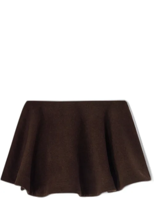 Peacoat Wool Circle Skirt