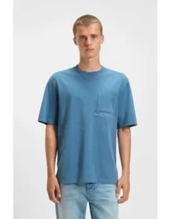 Ombré-logo T-shirt In Cotton Jersey