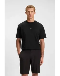 Cotton-jersey T-shirt With Double B Monogram