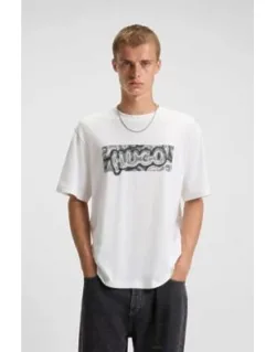 Logo Artwork T-shirt In Cotton Jersey