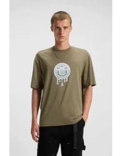 Logo Artwork T-shirt In Cotton Jersey