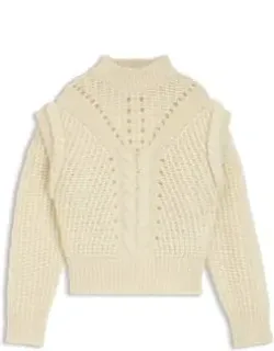Italian-yarn Sweater With Structured Knit