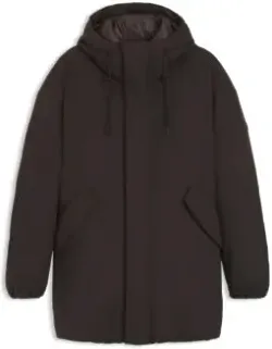 Peached-microfibre Jacket With Water-repellent Finish