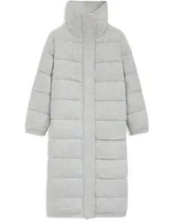Padded Coat In Virgin Wool And Cashmere