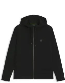 Cotton-blend Zip-up Hoodie With Double B Monogram