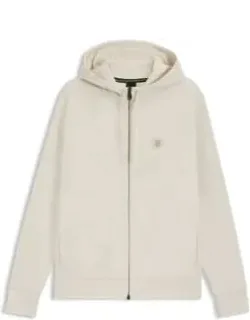 Cotton-blend Zip-up Hoodie With Double B Monogram