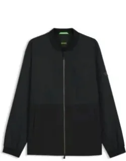 Water-repellent Jacket With Double B Monogram Pattern