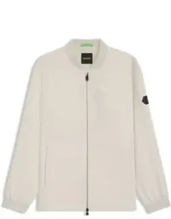 Water-repellent Jacket With Double B Monogram Pattern