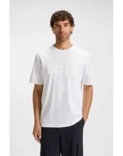 Structured-logo T-shirt In Cotton Jersey