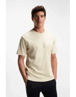 Structured Logo T-shirt In Cotton Jersey