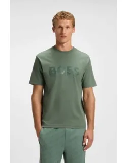 Structured Logo T-shirt In Cotton Jersey
