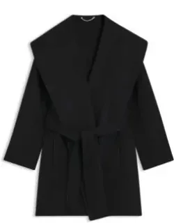 Belted Coat In A Wool Blend
