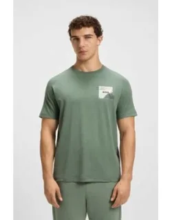 Cotton-blend T-shirt With Decorative Reflective Accents