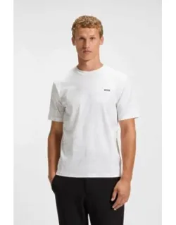 Printed Graphic T-shirt In Mercerised Cotton