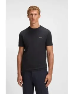 Contrast-logo T-shirt In Stretch Cotton