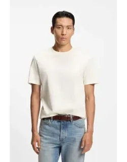 Mercerised-cotton T-shirt In A Regular Fit