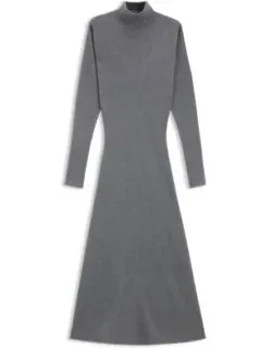 Rollneck Sweater Dress In Virgin Wool