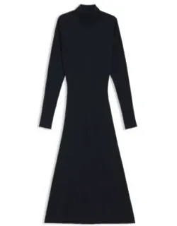 Rollneck Sweater Dress In Virgin Wool
