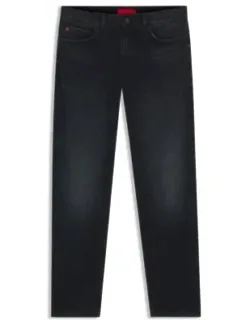 Dark-blue Slim-fit Jeans In Stretch Denim