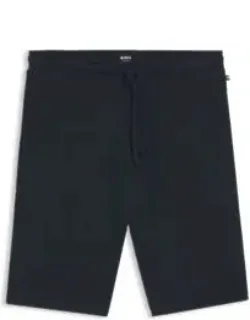 Embroidered-logo Pyjama Shorts In Stretch Jersey