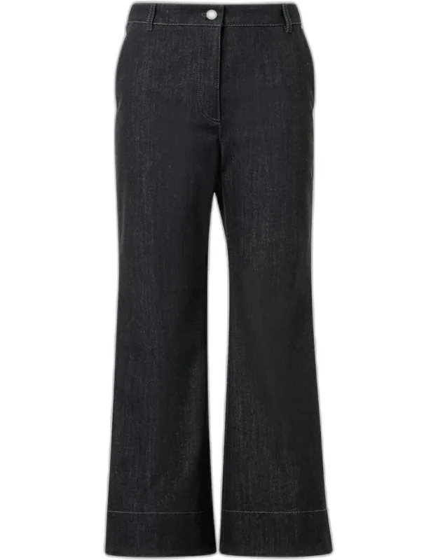 Cecily Bootcut Crop Denim Pants