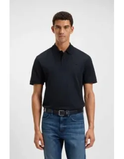 Mercerised-cotton Polo Shirt With Double B Monogram