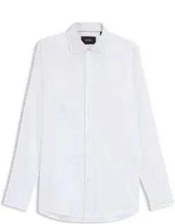 Slim-fit Shirt In An Italian-made Cotton Blend