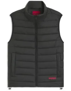 Logo-print Gilet With Water-repellent Finish