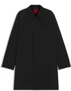 Water-repellent Gabardine Coat In A Regular Fit