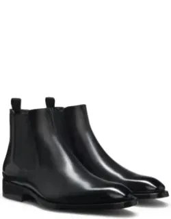 Elasticated-panel Chelsea Boots In Leather