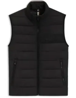 Tonal-logo Gilet With Water-repellent Finish