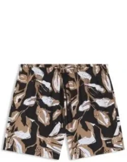 Quick-dry Swim Shorts With All-over Print