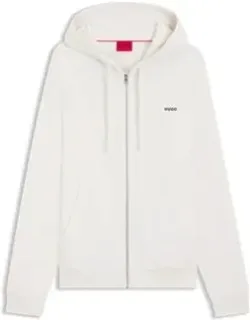 Relaxed-fit Hoodie In Cotton Terry With Printed Logo