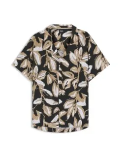 Regular-fit Shirt With Modern Print