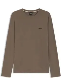 Embroidered-logo Pyjama T-shirt In A Cotton Blend