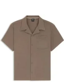 Regular-fit Beach Shirt In Cotton Muslin