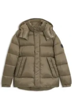 Monogram-jacquard Jacket With Water-repellent Finish