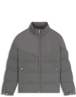 Brushed-flannel Jacket With Waterproof Finish