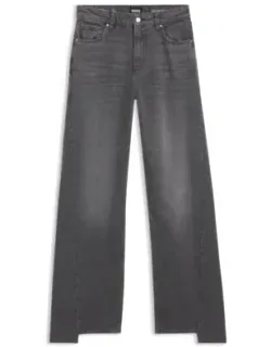 Boyfriend-fit Jeans In Rigid Denim