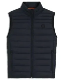 Packable Gilet In Water-repellent Fabric