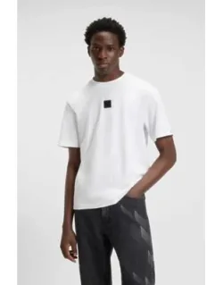T-shirt With Bull-graphic Logo Patch