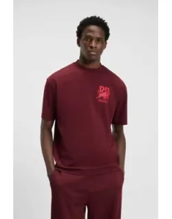 Cotton T-shirt With Bull-graphic Logo