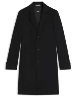 Wool-cashmere Coat In A Slim Fit