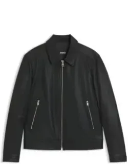 Leather Jacket In A Regular Fit