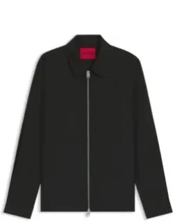 Regular-fit Shirt With Two-way Zip