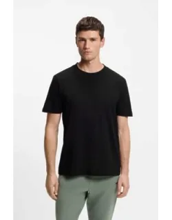 Embroidered-logo T-shirt In Cotton Piqué